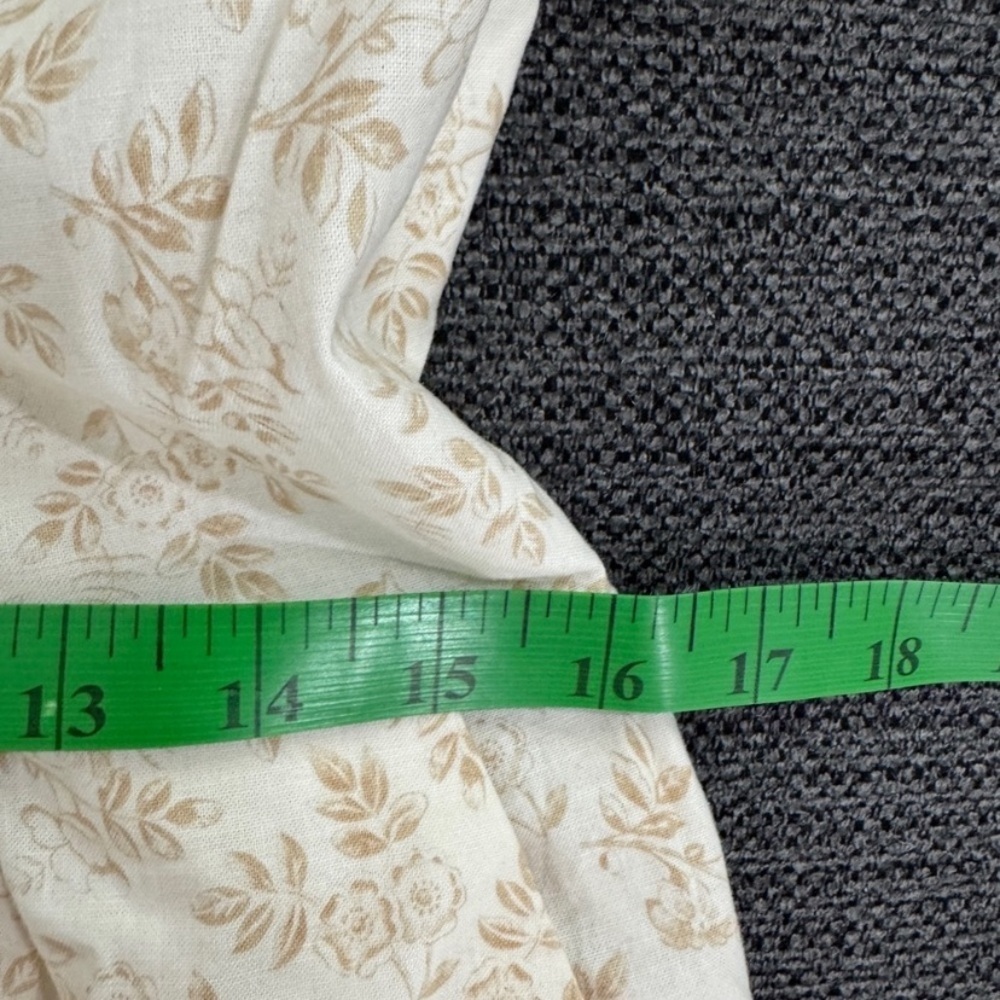 Gal Meets Glam Iris Jumpsuit Size 14 Straight Cropped White Floral Preppy Party - Picture 13 of 16
